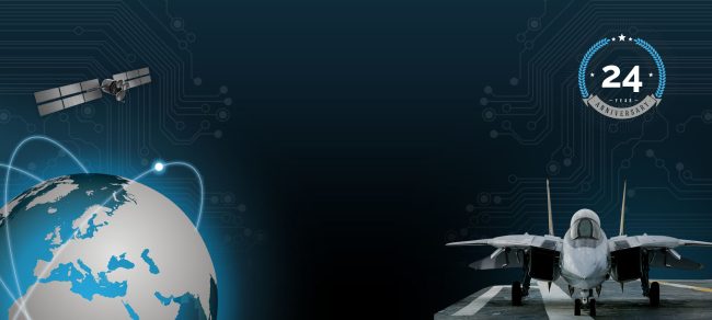 slide4 space satellite circling the earth