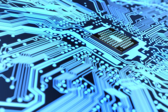 Very high resolution rendering of an electronic circuit
